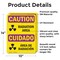 Signmission Radiation & Laser Sign, 14 in H x 10 in W, Vinyl Decal, Rectangle OS-2PACK-CR-D-1014-L-10184 - alternate 5